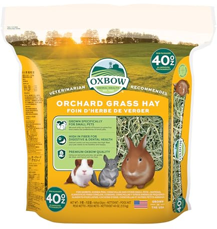 Oxbow Orchard Grass - Fieno per piccoli animali, 1130 gr
