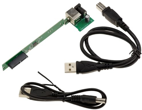KALEA-INFORMATIQUE USB-Konverter für Slim SATA CD-DVD-Laufwerk, um EIN optisches Laufwerk eines Laptops an einen USB-Anschluss anzupassen. | USB Konverter zum Anschluss eines Slim SATA CD/DVD-Laufwerks an ein externes Gerät.