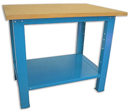 SOGI X3B-09 BANCO DA LAVORO L= 1 MT CON PIANO IN LEGNO SERIE PROFESSIONALE INDUSTRIA