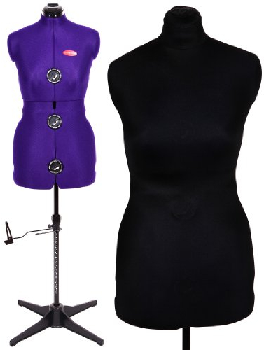 Schneiderpuppen Schneiderpuppe Prymadonna Größe S höhenverstellbar inkl. Schutzbezug schwarz