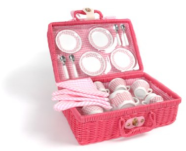 Tidlo T-0151 - Picknickkorb mit Tee-Set