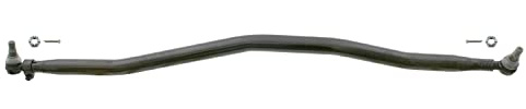 febi bilstein 23982 Lenkstange mit Kronenmuttern und Splinten, vom Lenkgetriebe zur 2. Vorderachse , 1 Stück