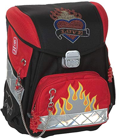 Step by Step - Schulrucksack-Set 5 tlg. - Heartflame