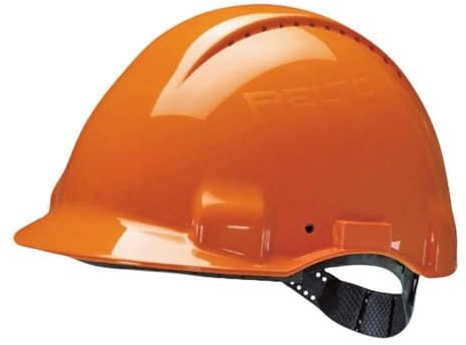3M G30CUO Peltor Schutzhelm G3000C, ABS, Helm Innenausstattung mit Kunststoff SchWeißband und Pinnlock Verschluss, belüftet, Orange | G30CUO, Helm Innenausstattung mit Kunststoff SchWeißband und Pinnlock Verschluss