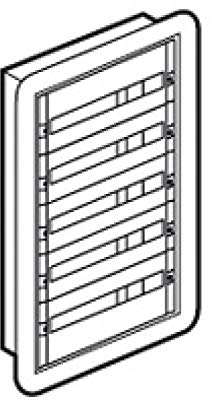 Coffret XL³160 tout modulaire 5 rangées - 120 modules - encastré LEGAND