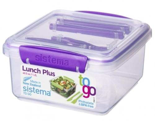 Locking Lunch System – Blue, Green, Purple or Pink (1.2L) berry