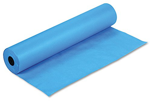 Pacon Rainbow Lightweight Duo-Finish Kraft Paper Roll, 3-Feet by 1000-Feet Brite Blue (63170)