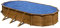 Piscina de Acero Elevada,Ovalada con Aspecto Madera. Piscinas Desmontables para Jardín. 730 x 375 x 120 cm - Piscina Gre KIT730W Pacific.