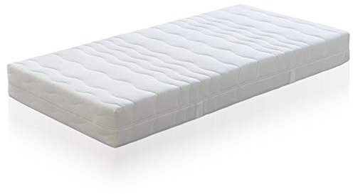 Betten-ABC - Taschenfederkern-Matratze (Traumland TFK) - 90x200 cm - 7-Zonen Matratze aus Tonnentaschenfedern - Hypoallergen & Antibakteriell - Oeko-TEX® Zertifiziert - Lieferung per Paket