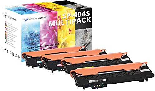 4 Schneider Printware Toner | 50 Prozent mehr Druckleistung | als Ersatz für CLT-P404C,kompatibel für Samsung Xpress C430 C480FN C430W C480FW C480W C480