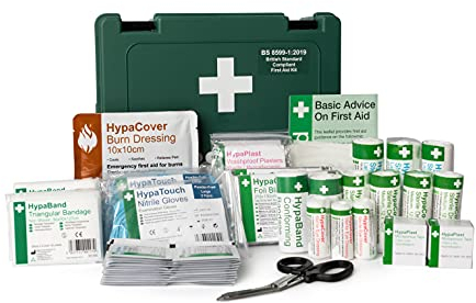 Safety First Aid Group Kit de premiers secours économique conforme à la norme BS 8599, taille moyenne