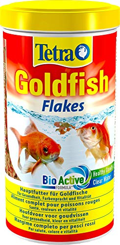 Tetra Goldfish Flakes - Flocken-Fischfutter für alle Goldfische und andere Kaltwasserfische, 1 L Dose