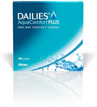 Dailies AquaComfort Plus Lenti a Contato Giornaliere, 90 Lenti, BC 8.7 mm, DIA 14.0 mm, -9.50 Diopt