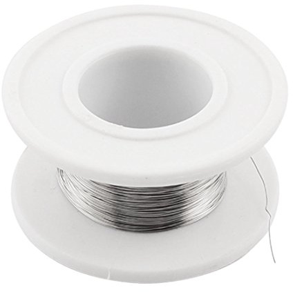 sourcing map 50m AWG34 0.15mm Nicrom Resistencia Resistor Alambre para Horno