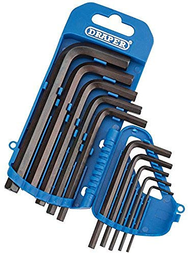Draper tools 33687 metriche chiave esagonale Set (10 pezzi)