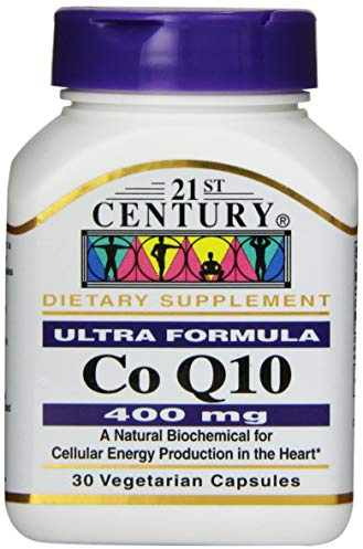 21st Century Co Q10 400 mg Veg Capsules, 30 Count