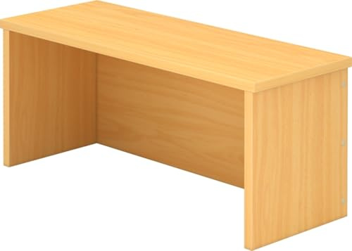 Thekenaufsatz für Schreibtisch 800x800mm Buche