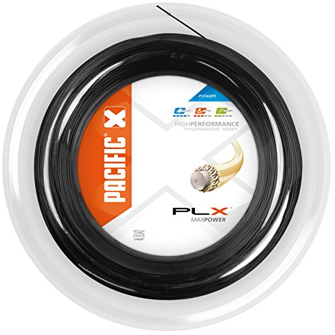 pacific PLX-200m-Rolle Tennissaite, schwarz, 1.24mm/17