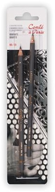 Conté à Paris Graphite Drawing Pencils, Set of 2, HB and 2B