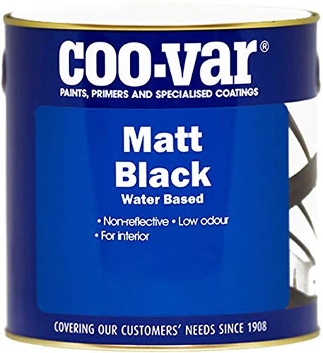 Water Based Matt Black - Matt Finish - 1 Litre
