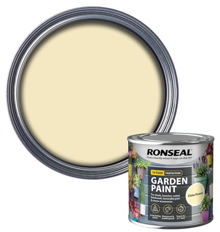 Ronseal RSLGPEF250 GPEF250 Gartenfarbe, Holunderblüte, 250 ml, 250 ml