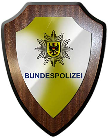 Escudo Cartel/pared Placa/Escudo – Policía Federal cintura grenzschutz BGS droge Control GSG9 nadadores Emblema # 10018