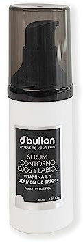 D'Bullón - D'Bullón Serum Facial, Contorno de Ojos y Labios - Liposomas con Vitamina E, Colágeno, 30 ml, Hidratación y Rejuvenecimiento.