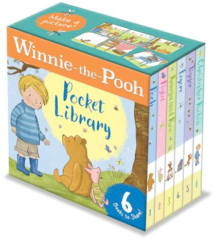 Winnie-the-Pooh Pocket Library: Pocket-Sized Books Perfect Christmas Gift For Young Fans of Classic Pooh When Out And About