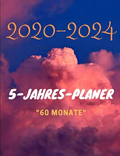 5-Jahres-Planer 2020-2024 60 Monate: Jahresplaner Monatskalender