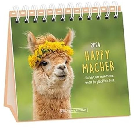 Tischkalender 2024 Happymacher: Tischkalender