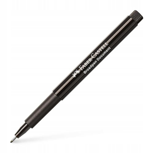 Faber-Castell 155499 - Fineliner Broadpen 1554, 0,8 mm, schwarz