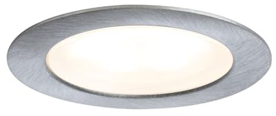 Paulmann 93586 LED Möbeleinbauleuchten Micro Line Mini rund incl. 5x0,4 Watt Schrankleuchte Eisen gebürstet Schranklicht Metall Küchenlampe 2700 K
