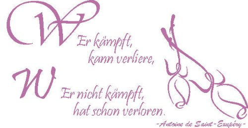 INDIGOS UG - Wandtattoo Wohnzimmer - Wandaufkleber 60x10x10 cm - Flieder - Aufkleber Kinderzimmer Schlafzimmer Küche Badezimmer Büro Dekoration