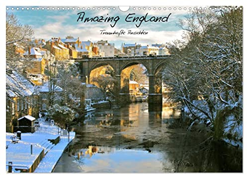 Amazing England - England's schönste Seiten (Wandkalender 2026 DIN A3 quer), CALVENDO Monatskalender: Traumhafte Aufnahmen quer durch England (CALVENDO Orte)