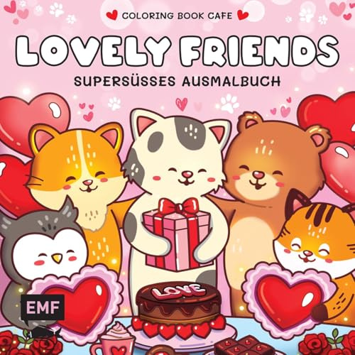 Cozy Coloring – Lovely Friends: Supersüßes Ausmalbuch zum Entspannen und Träumen – Für Erwachsene, Teenager und Kinder | Für Erwachsene, Teenager und Kinder