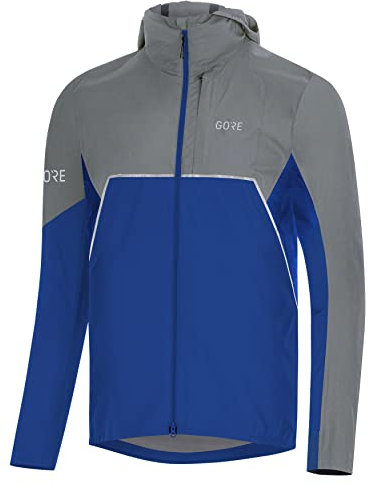 GORE WEAR Herren R7 Partial Gtx I Kapuzenjacke, Ultramarine Blue/Lab Gray, L EU