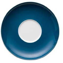 Thomas Rosenthal Sunny Day Cappuccino-/jumbo-underkopp bensin – blå Ø 16,5 cm