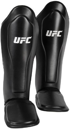 UFC Fuß-Schienbeinschützer Thai Shin und Feet Guards, Schwarz, L/XL, UFX-10605