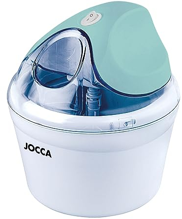 JOCCA - Heladera con Bol de Congelación| Máquina para Hacer Helados, Sorbetes y Granizados en 20 minutos| Capacidad de 0.9 Litros| Helados Caseros| Fácil de Usar