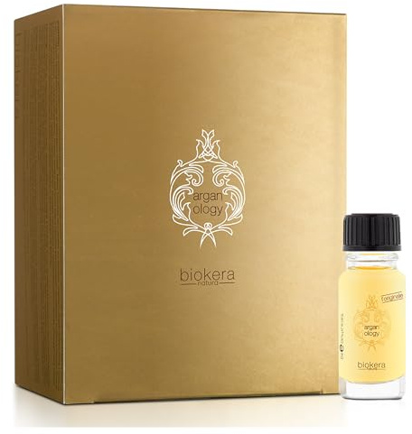 SALERM - Serúm Aceite de Argán para el Pelo - Biokera Arganology - 12 x 10 ml - para Cabellos Muy Secos y Dañados - Nutrición y Brillo - Revitaliza el Cabello - Plus de Hidratación