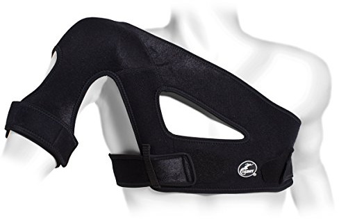 Cramer Shoulder Stabilizer For Shoulder Sprains, Strains, Injuries, Rotator Cuff Support, Dislocated Shoulders, Tendinitis, Shoulder Pain, Shoulder Brace, Shoulder Support, Shoulder Compression, Black