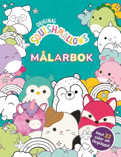 Squishmallows. Målarbok