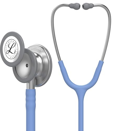 3M Littmann Fonendoscopio para monitorización Classic III, tubo azul cielo, 68,5 cm, 5630
