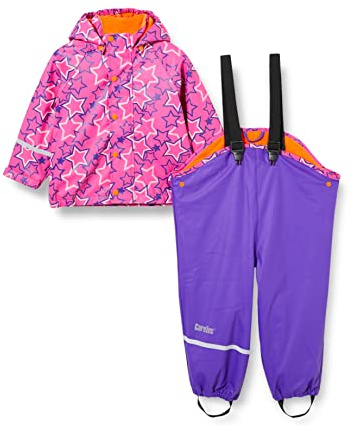 CareTec Veste Imperméable Enfants et Bébé avec Pantalon de Pluie, avec doublure