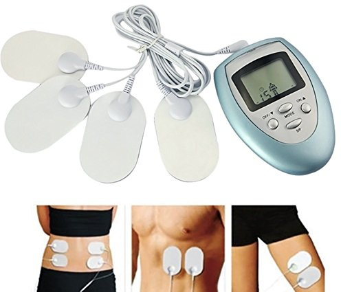 CareforYou® Massaggiatore per tutto il corpo Dimagrante Massaggio Elettrico Slim Pulse Muscle Relax 4 Pastiglie Elettronico Bruciatore Grasso Massaggiatore Dimagrante