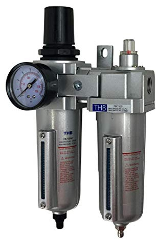 1/2 HEAVY DUTY COMBO PARTICULATE & COALESCING FILTER REGULATOR COMPRESSED AIR WITH AUTOMATIC DRAIN