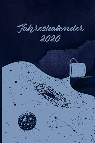 Jahreskalender 2020: 365 Tage 52 / 53 Wochen undatiert A5 Notizbuch für Notizen & Termine Wochenplaner 200 Seiten