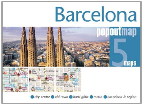 Barcelona PopOut Map (PopOut Maps)