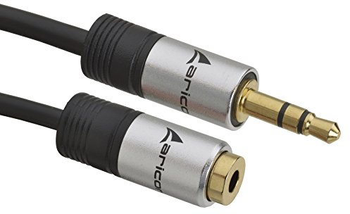 cavo di prolunga jack aricona - prolunga cavo audio AUX 3,5mm / 2 metri