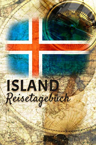 ISLAND REISETAGEBUCH: Reisejournal zum Selberschreiben I 15,24cm x 22,86 cm, Format 6x9 I 110 Seiten zum Ausfüllen I Geschenk für Reiselustige I